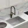 Смеситель для кухни Sancos Pride SC4011GG Вороненая сталь Черный латунь