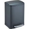 Ведро для мусора WeltWasser Golf BL 6L 10000013374 Черное матовое