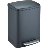 Ведро для мусора WeltWasser Golf BL 6L 10000013374 Черное матовое