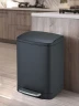 Ведро для мусора WeltWasser Golf BL 6L 10000013374 Черное матовое