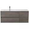 Тумба под раковину BelBagno Kraft 100 L KRAFT-1000-2C-1A-SO-CG-L подвесная Cemento Grigio МДФ / ЛДСП