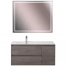 Тумба под раковину BelBagno Kraft 100 L KRAFT-1000-2C-1A-SO-CG-L подвесная Cemento Grigio МДФ / ЛДСП