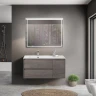 Тумба под раковину BelBagno Kraft 100 L KRAFT-1000-2C-1A-SO-CG-L подвесная Cemento Grigio МДФ / ЛДСП