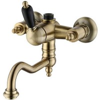 Смеситель для ванны Caprigo Adria-Uno Black Edition 02B-519-vot Бронза латунь на стену