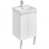 Тумба под раковину Aquaton Сканди Doors 45 1A278701SD010 Белая МДФ / ЛДСП