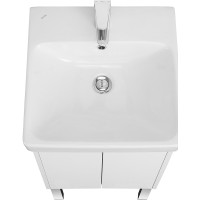 Тумба под раковину Aquaton Сканди Doors 45 1A278701SD010 Белая МДФ / ЛДСП