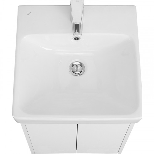 Тумба под раковину Aquaton Сканди Doors 45 1A278701SD010 Белая МДФ / ЛДСП