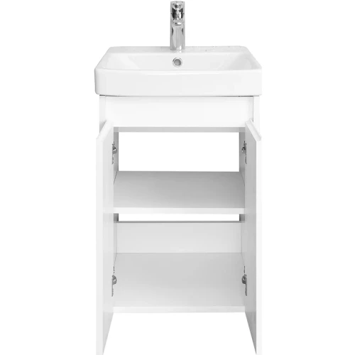 Тумба под раковину Aquaton Сканди Doors 45 1A278701SD010 Белая МДФ / ЛДСП