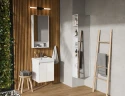 Тумба под раковину Aquaton Сканди Doors 45 1A278701SD010 Белая МДФ / ЛДСП