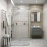 Душевой уголок Grossman Pragma 120х80 120.K33.03.1280.10.00 профиль Хром стекло прозрачное