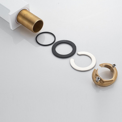 Смеситель для раковины Rose R18C R1811C-1 Белый латунь