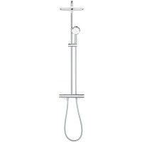Душевая система Grohe Tempesta Cosmopolitan 26670000 с термостатом Хром пластик, латунь на стену