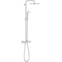 Душевая система Grohe Tempesta Cosmopolitan 26670000 с термостатом Хром пластик, латунь на стену