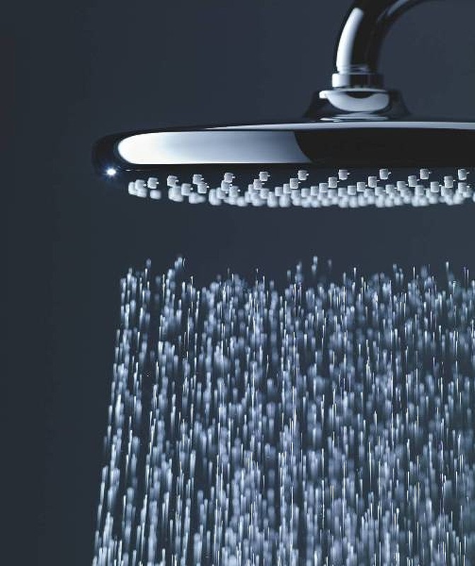 Душевая система Grohe Tempesta Cosmopolitan 26670000 с термостатом Хром пластик, латунь на стену