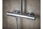 Душевая система Grohe Tempesta Cosmopolitan 26670000 с термостатом Хром пластик, латунь на стену