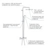 Душевая система Grohe Tempesta Cosmopolitan 26670000 с термостатом Хром пластик, латунь на стену