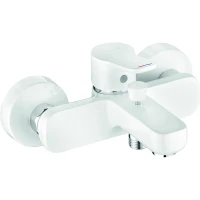 Смеситель для ванны Kludi Pure Easy 376819165 Белый Хром латунь на стену