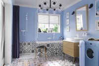 Смеситель для ванны Kludi Pure Easy 376819165 Белый Хром латунь на стену