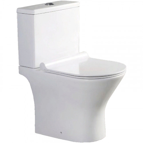 Унитаз компакт Azario Verde AZ-2224 с бачком и сиденьем Микролифт фаянс напольный