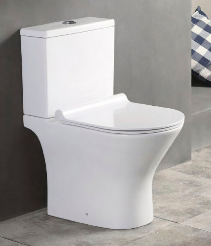 Унитаз компакт Azario Verde AZ-2224 с бачком и сиденьем Микролифт фаянс напольный