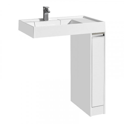 Раковина Aquaton Рейн 80 1A72113KRW010 на стиральную машину Белая