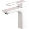 Смеситель для раковины Iddis Slide SLIWT00i01 Белый матовый