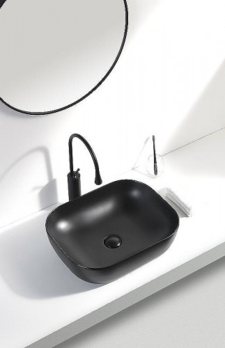 Раковина-чаша Aquanet Lake-1-MB 50 245829 Черная матовая