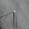 Душевая стенка Azario Shanghai 110 AZ-C43-110-MGR-CL профиль Графит матовый стекло прозрачное