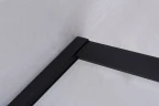 Душевой уголок Niagara Nova NG-6812-08 BLACK 120х80 профиль Черный стекло прозрачное