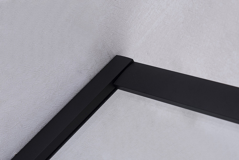 Душевой уголок Niagara Nova NG-6812-08 BLACK 120х80 профиль Черный стекло прозрачное