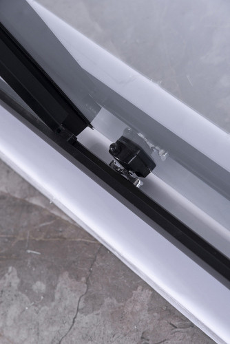 Душевой уголок Niagara Nova NG-6812-08 BLACK 120х80 профиль Черный стекло прозрачное