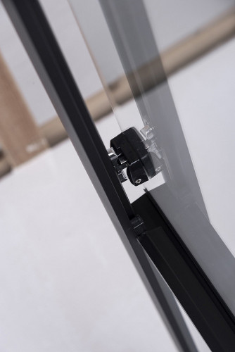 Душевой уголок Niagara Nova NG-6812-08 BLACK 120х80 профиль Черный стекло прозрачное
