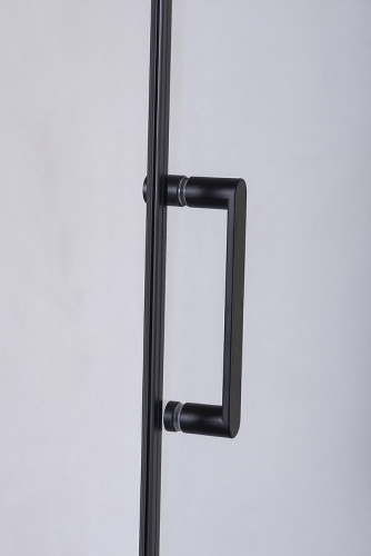 Душевой уголок Niagara Nova NG-6812-08 BLACK 120х80 профиль Черный стекло прозрачное