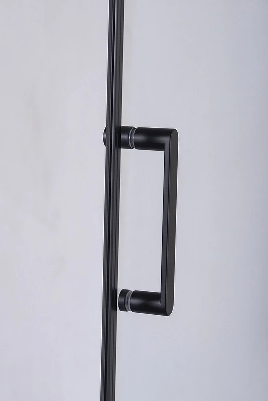 Душевой уголок Niagara Nova NG-6812-08 BLACK 120х80 профиль Черный стекло прозрачное