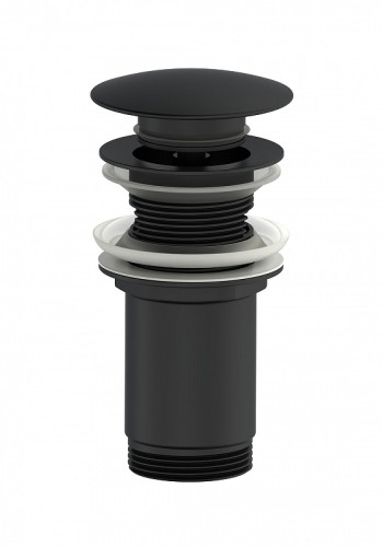 Донный клапан Wonzon &amp; Woghand WW-88SS09-MB click-clack цвет Черный матовый