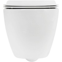 Унитаз Cezares Stylus-Tor CZR-6601-TH-TOR/CZR-2011-SC подвесной с сиденьем Микролифт фаянс подвесной