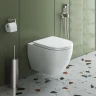 Унитаз Cezares Stylus-Tor CZR-6601-TH-TOR/CZR-2011-SC подвесной с сиденьем Микролифт фаянс подвесной