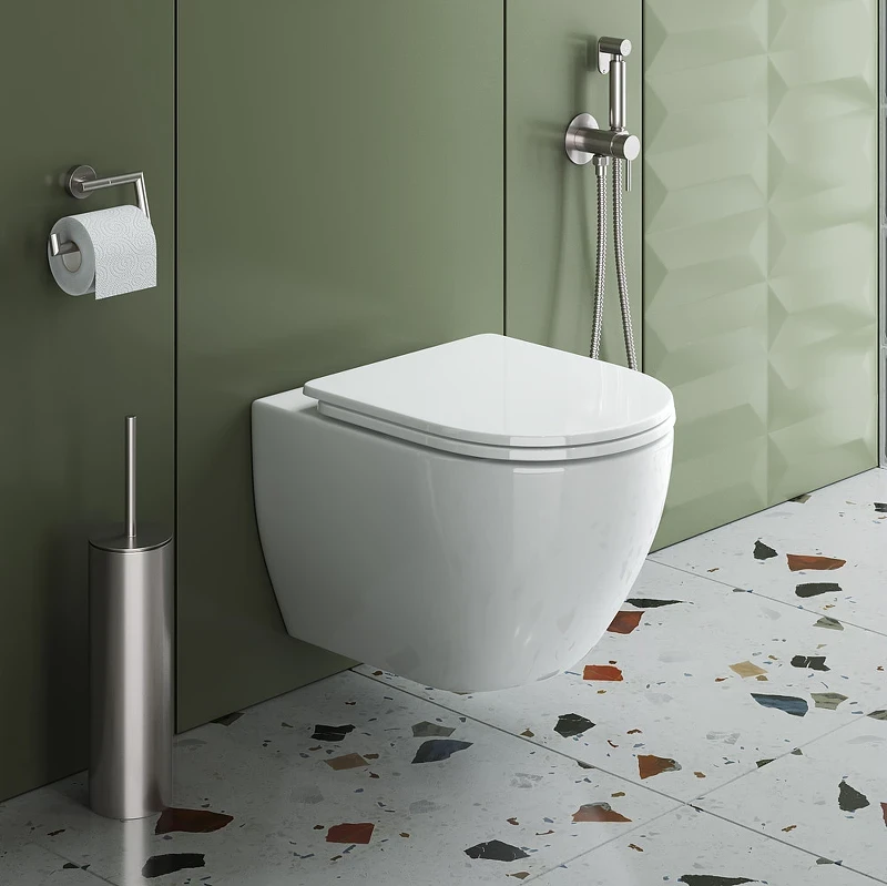 Унитаз Cezares Stylus-Tor CZR-6601-TH-TOR/CZR-2011-SC подвесной с сиденьем Микролифт фаянс подвесной