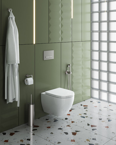 Унитаз Cezares Stylus-Tor CZR-6601-TH-TOR/CZR-2011-SC подвесной с сиденьем Микролифт фаянс подвесной