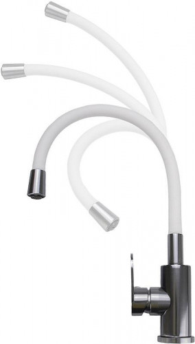 Смеситель для кухни Ekko E4264-7 Белый Сатин