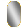 Зеркало Art&Max Torino 55 AM-Tor-550-1050-DS-Gold с подсветкой цвет Золото с бесконтактным выключателем