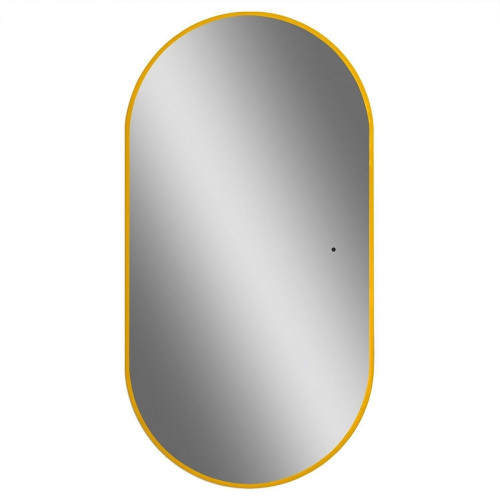 Зеркало Art&amp;Max Torino 55 AM-Tor-550-1050-DS-Gold с подсветкой цвет Золото с бесконтактным выключателем