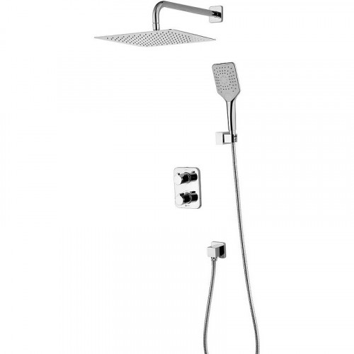 Душевая система Lemark Yeti LM7849С с термостатом Хром латунь встраиваемый