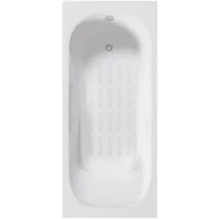 Чугунная ванна Delice Malibu 170x75 DLR230609-AS без отверстий под ручки с антискользящим покрытием
