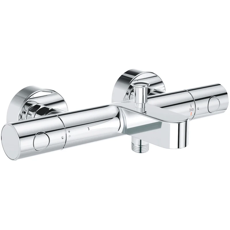 Смеситель для ванны Grohe Grohtherm 800 Cosmopolitan 34766000 с термостатом Хром латунь на стену