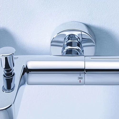 Смеситель для ванны Grohe Grohtherm 800 Cosmopolitan 34766000 с термостатом Хром латунь на стену