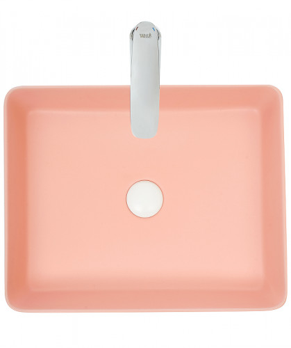 Раковина-чаша WeltWasser Elbach 2178 MP 51 10000004511 Розовая матовая фаянс накладная