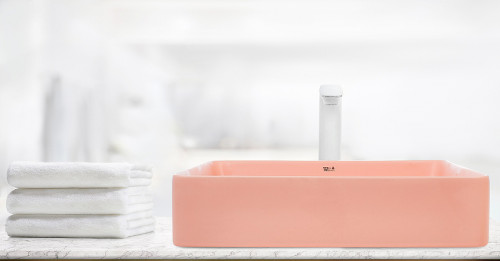 Раковина-чаша WeltWasser Elbach 2178 MP 51 10000004511 Розовая матовая фаянс накладная