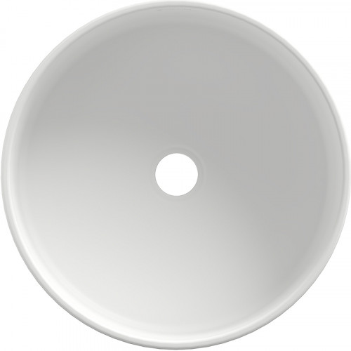 Раковина-чаша Aqueduto Espiral 40 ESP0120 Белая матовая фарфор накладная
