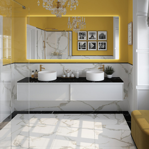 Раковина-чаша Aqueduto Espiral 40 ESP0120 Белая матовая фарфор накладная